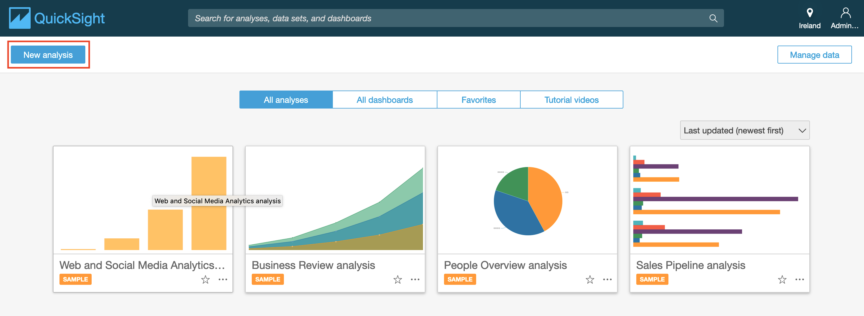 Intro to Quicksight